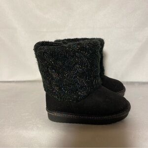 Girls Black Size 6 Boots Zips‎ On Side